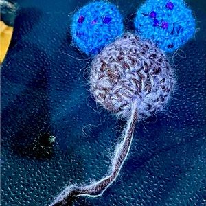 Mouse crocheted by me.